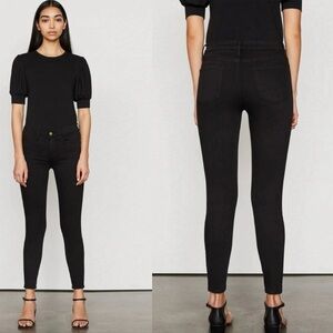 Frame denim black Le Skinny De Jeanne slim fit skinny jeans Sz 26